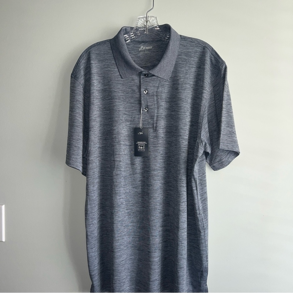 Paragon Men's Gray Polo Shirt